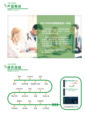 大型体检机搭配智慧健康管理一体机 开启全民健康管理新时代